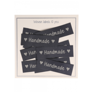 Vævede Labels “Handmade” 10 stk.