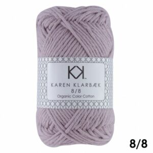 1006_8/8 Soft Lilac – Økologisk bomuldsgarn fra Karen Klarbæk
